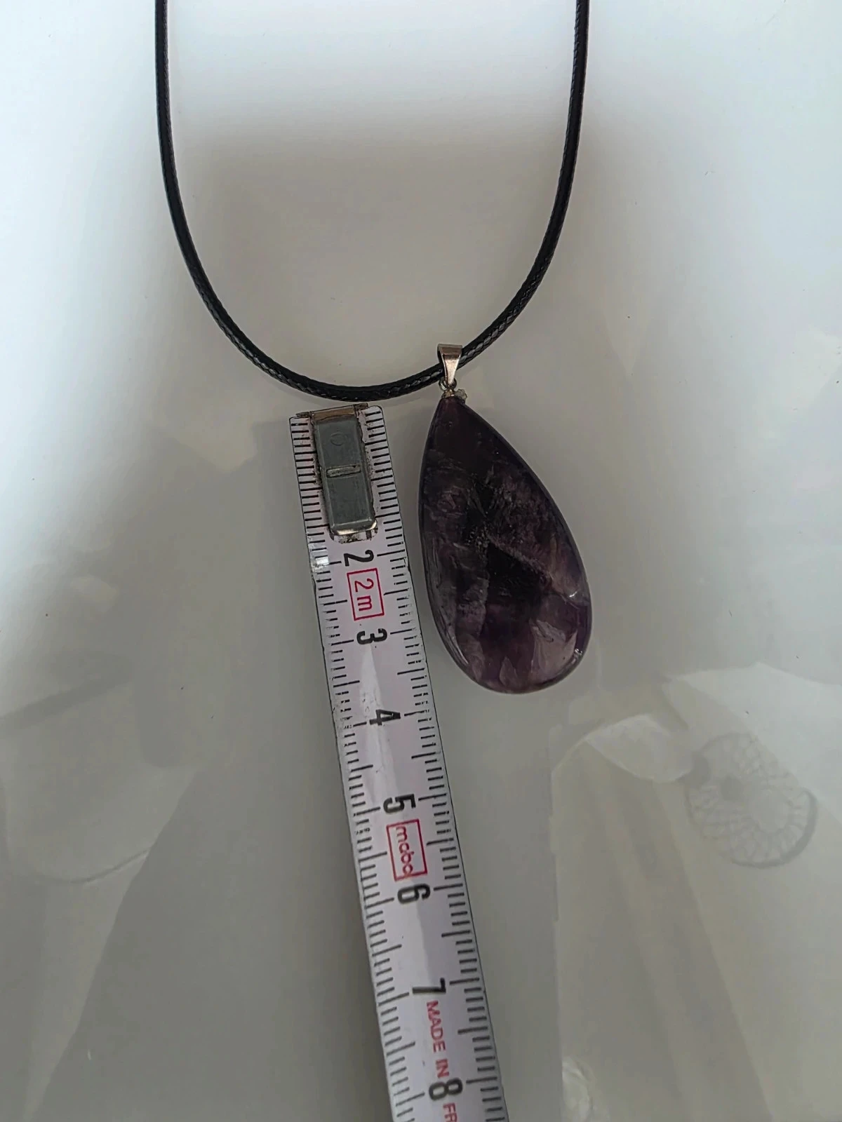 Chevron Amethyst Pendant – photo 6